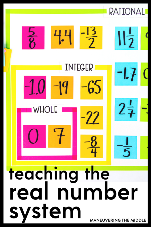 Teaching the Real Number System - Maneuvering the Middle