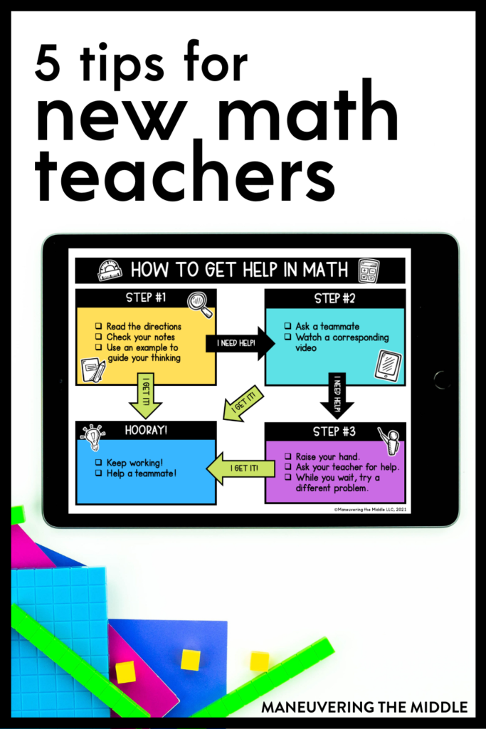 Tips for a New Math Teacher - Maneuvering the Middle