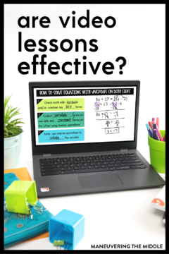 Are Math Video Lessons Effective? - Maneuvering The Middle