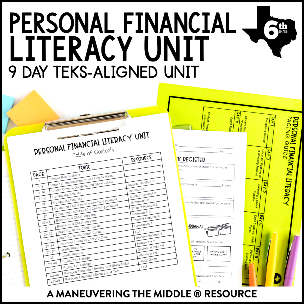 personal financial literacy homework 4 answer key