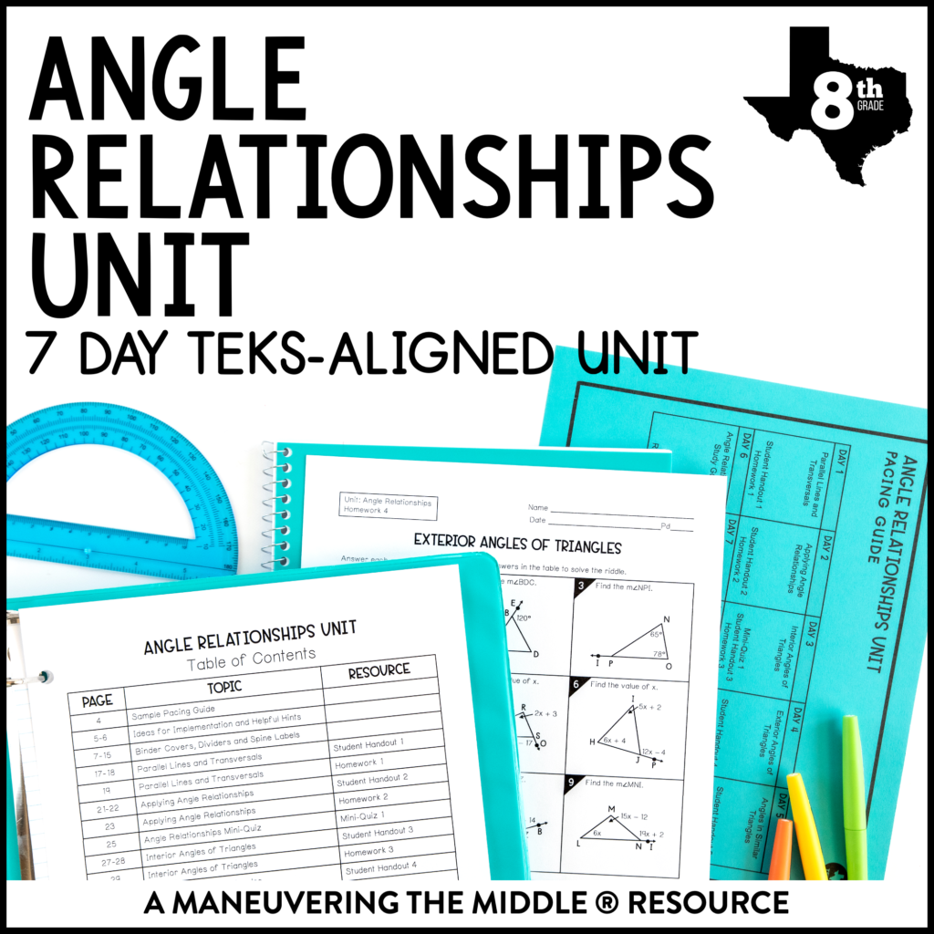 unit 1 homework 6 angle relationships