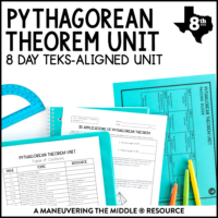 Pythagorean Theorem Unit