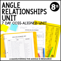 ccss 8th angle relationships unit