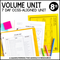 ccss 8th volume unit