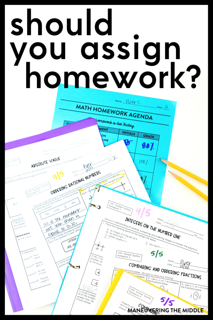 why schools should assign homework