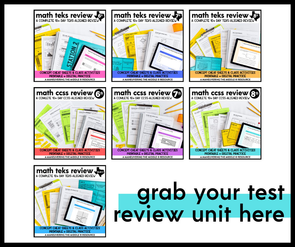 4 Test Review Tips for Teachers - Maneuvering the Middle