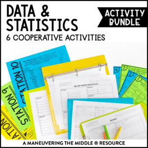 Data and Statistics Activity Bundle Algebra 1