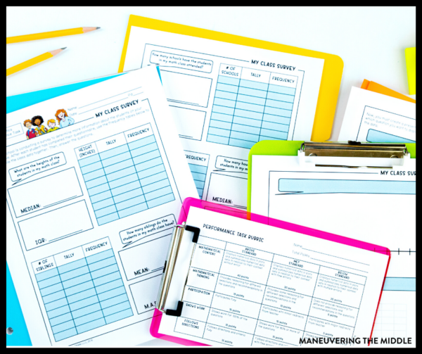 5 Statistics Activities For Middle School Maneuvering The Middle