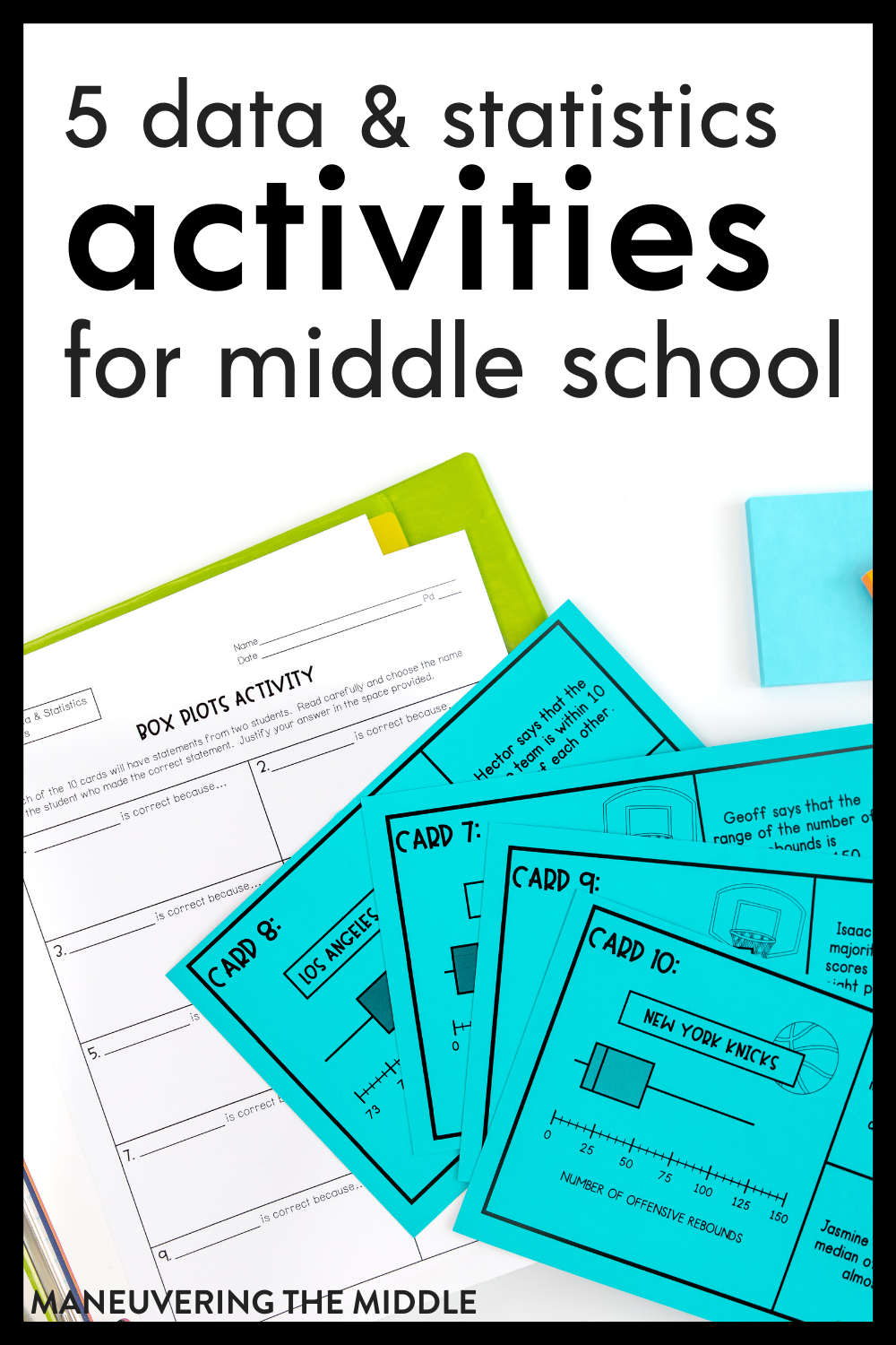 Middle School Statistics Activities