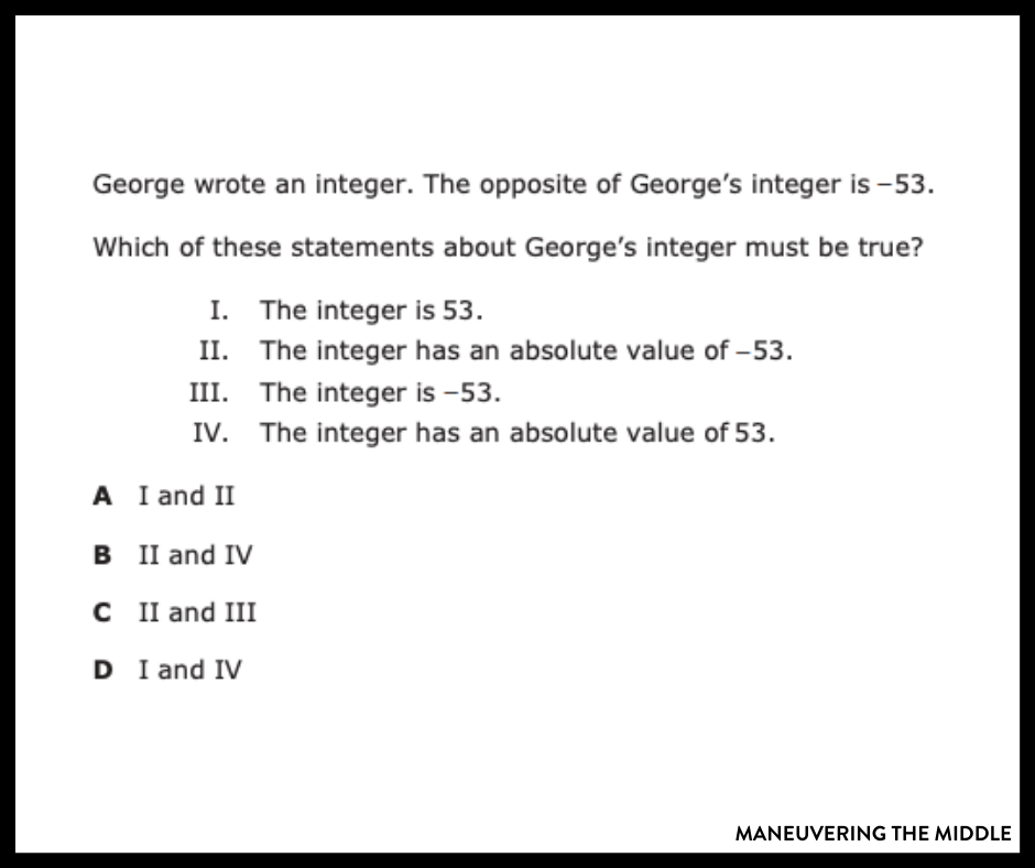 math vocabulary assignment