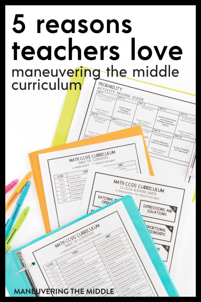 Maneuvering the Middle is used in over 10K classrooms! Our resources are loved by teachers and students. Find out what makes us special here! | maneuveringthemiddle.com