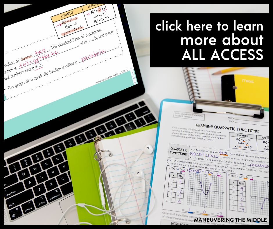 20 Must Have Math Teacher Supplies - Maneuvering the Middle