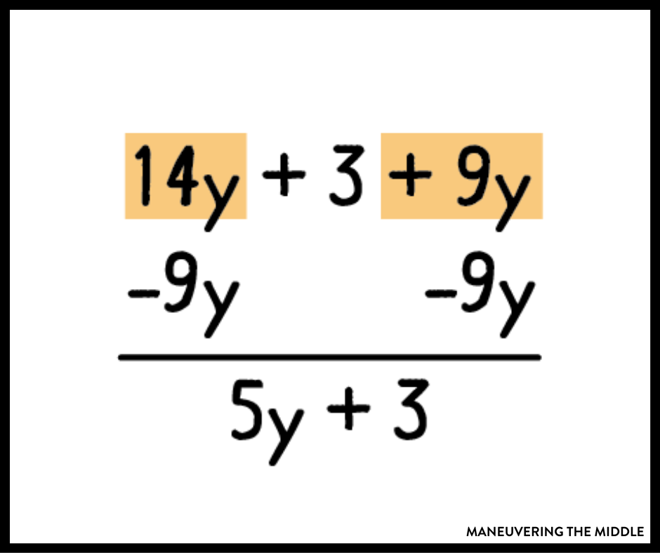 how to solve equations with variables on both sides with negative numbers