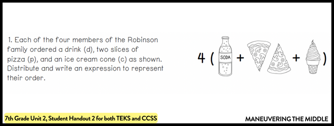 my homework lesson 7 the distributive property