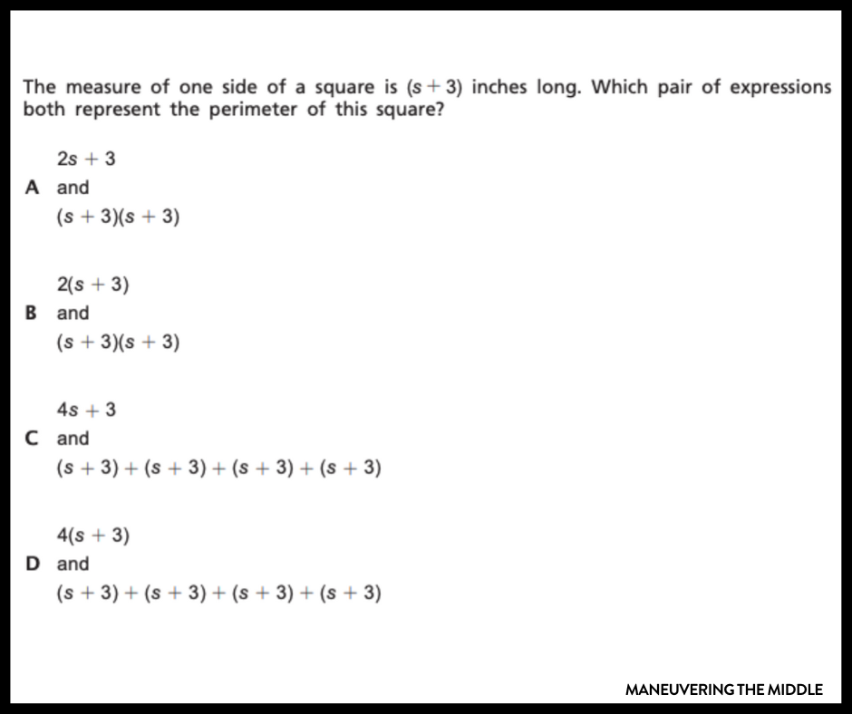 The distributive property is a great property for hands-on learning. Check out our tips on making the distributive property concrete. | maneuveringthemiddle.com