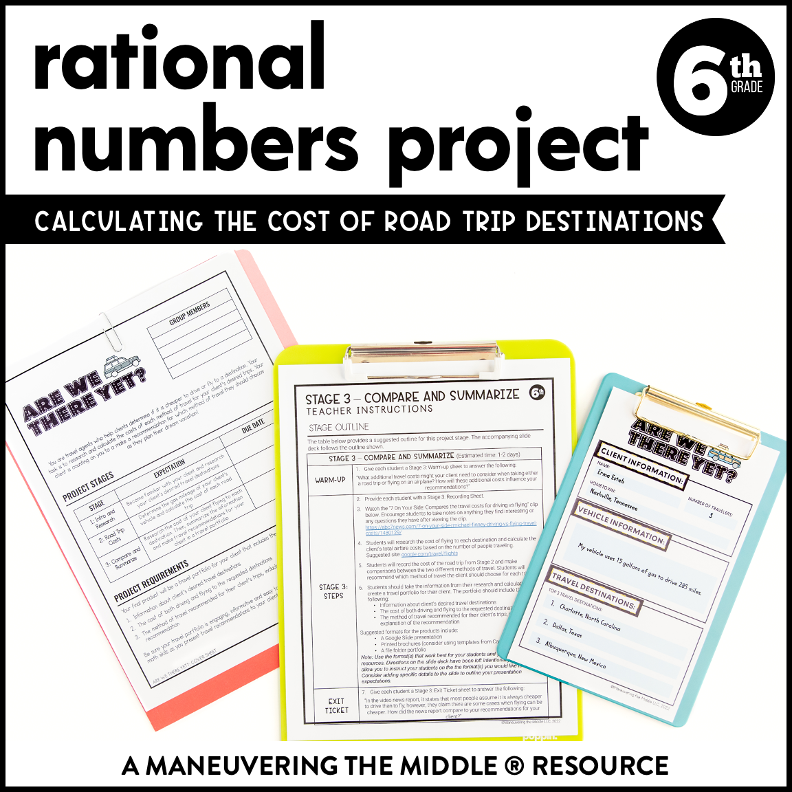 6th Grade Project: Rational Numbers