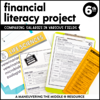 Financial Literacy 6th Grade Project