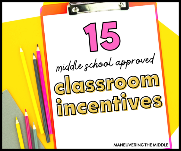homework incentives for middle school students