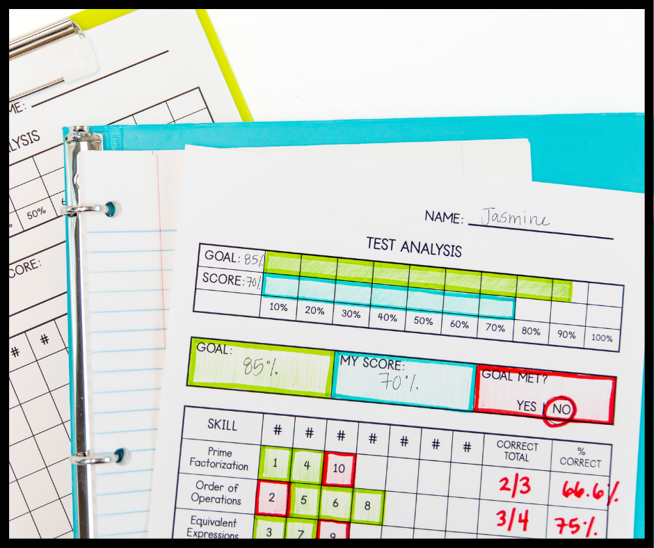 Test corrections are a great tools for pushing students and measuring their progress.  Why you should offer test corrections in your class! | maneuveringthemiddle.com