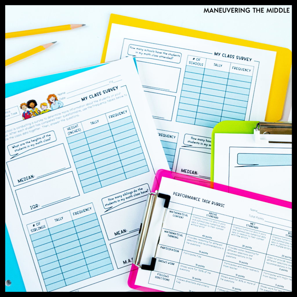 Are you about to teach mean, median, and mode? Check out this post for tips on teaching measures of center. | maneuveringthemiddle.com